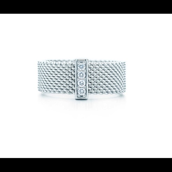 Tiffany & Co. Jewelry - Tiffany Mesh Diamond Ring